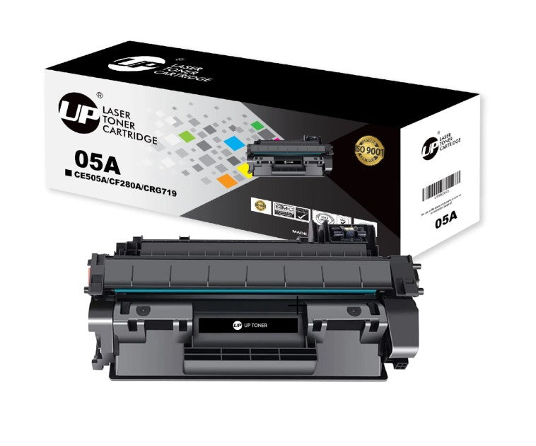 UP Compatible Toner Cartridge Replacement For HP 80A CF280A 05A CE505A To Use With Laserjet Pro 400 M401n, M401dn, M401dne, MFP M425dn, M425dw,Laserjet P2055DN Printer Black