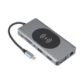 14 in 1 Type-C Docking Station with Wireless Charging(1000M Network Port)