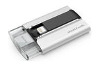 SanDisk SDIX-016G-G57 iXpand 16GB USB Flash Drive and Lightening Cable for iPhone and iPad - White