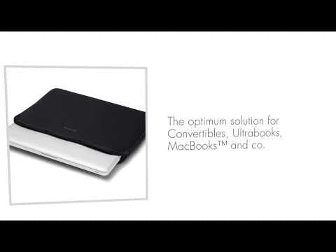 Laptop Sleeve Perfect Skin DICOTA  13-13.3" Black | Model : D31186 |  Made of elastic synthetic neoprene Material & Double protection against scratches
