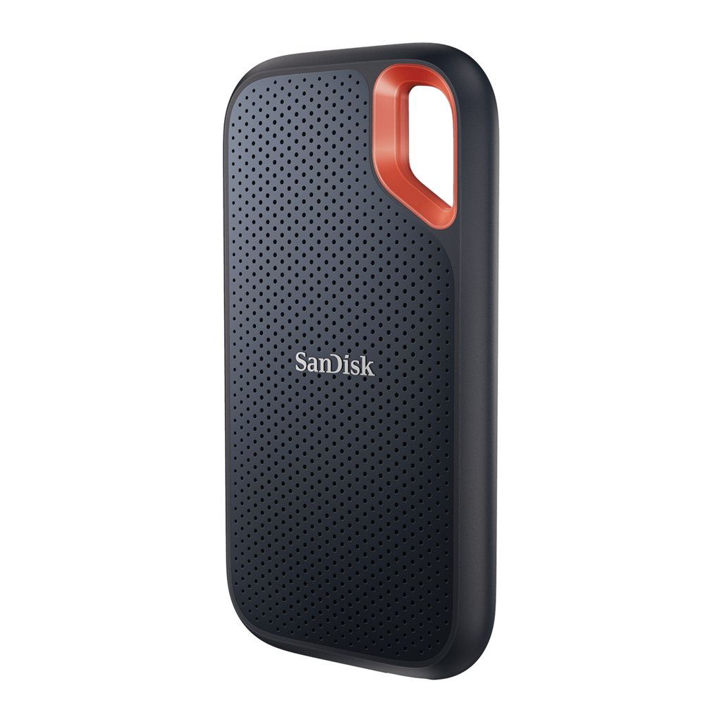 محرك أقراص الحالة الصلبة المحمول SanDisk Extreme - سعة 1 تيرابايت / سرعة تصل إلى 1050 ميجابايت/ثانية / منفذ USB 3.2 من الجيل الثاني من النوع C / أسود / محرك أقراص الحالة الصلبة الخارجي (SSD)
