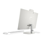 All in One Pc HP 24-CR0040NE, Intel Core I7- 1355U Processor, Ram 16GB, Storage 512GB SSD, Intel Iris Xe Graphics, Display 23.8 inch FHD, DOS, Color White, 1 Year Warranty