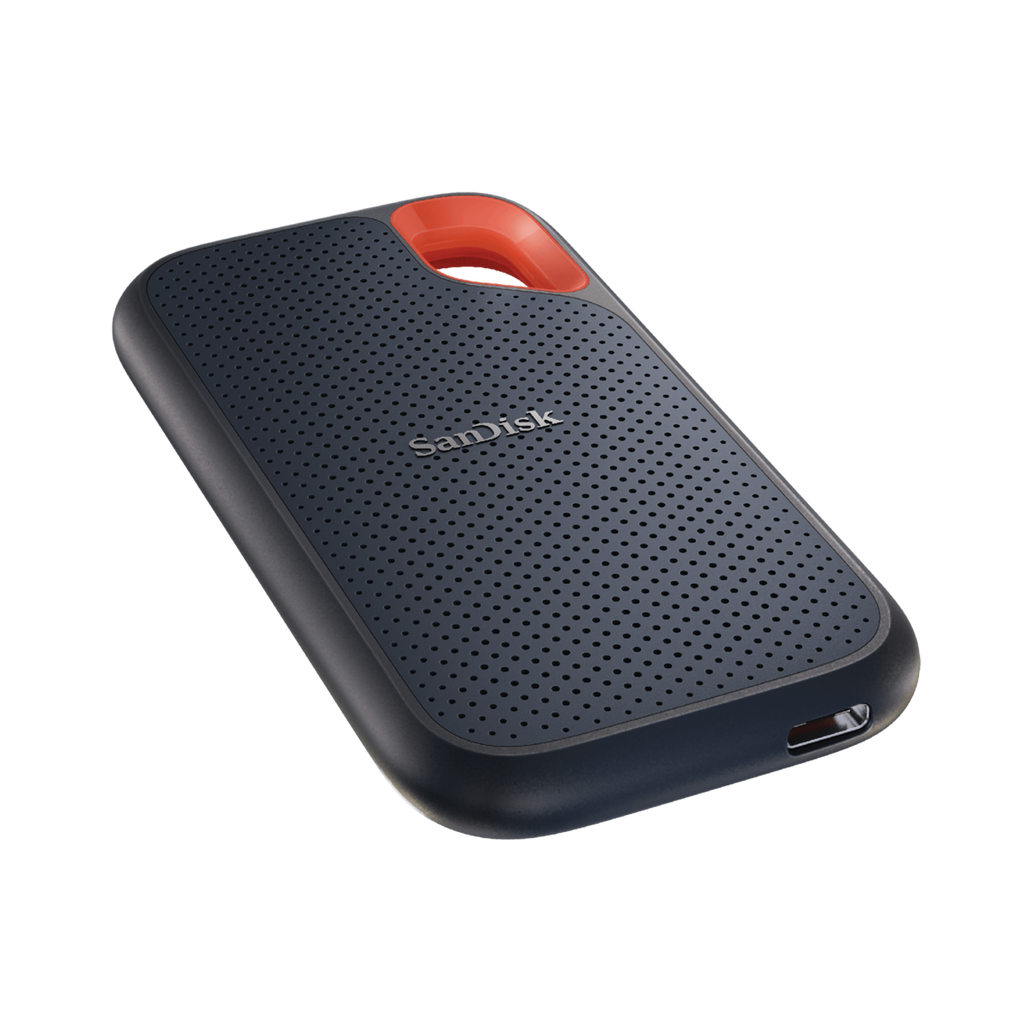محرك أقراص الحالة الصلبة المحمول SanDisk Extreme - سعة 2 تيرابايت / سرعة تصل إلى 1050 ميجابايت/ثانية / منفذ USB 3.2 من الجيل الثاني من النوع C / أسود / محرك أقراص الحالة الصلبة الخارجي (SSD)