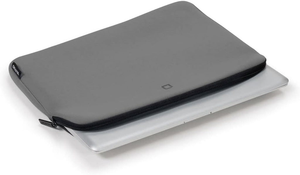Laptop Sleeve  DICOTA D31292 13-14.1" Grey | Skin Base | Skin Base 33-35.8 CM | 13-14.1 Inches | Fits For MacBook Pro 15 and other device up to 350 - 245 - 30 mm | Color Grey