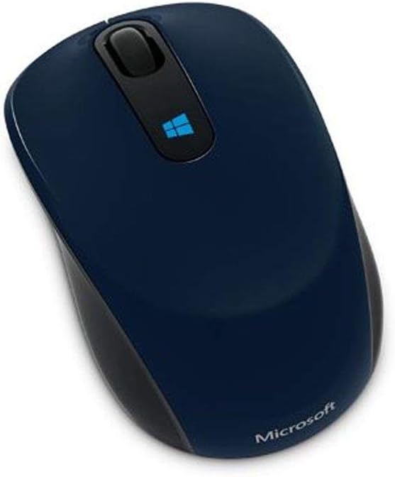 Microsoft 43U-00014 Wireless Blue Track Technology Sculpt Mobile Mouse - Wool Blue