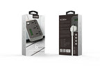 مقبس طاقة LDNIO SC3604 | 6 منافذ شحن USB ذكية 3.4 أمبير | 3 مقابس عالمية | طول السلك 2 متر || قدرة كهربائية مصنفة 2500 واط 10 أمبير 
