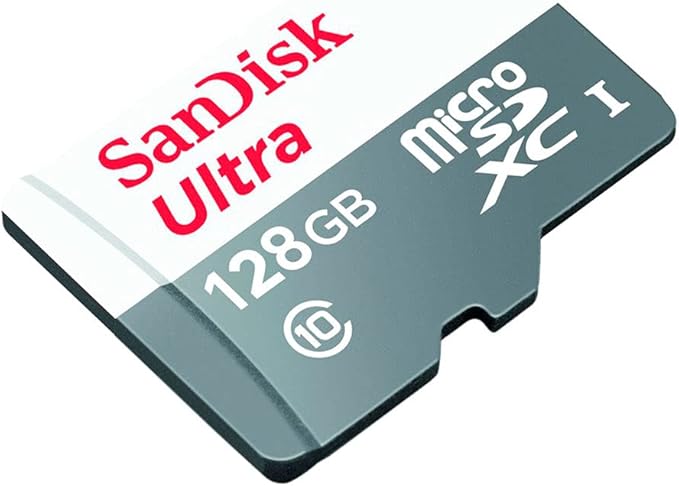 SanDisk 128GB Ultra microSDXC UHS-I Class 10 Memory Card 100 MB/s SDSQUNR-128G-GN6MN