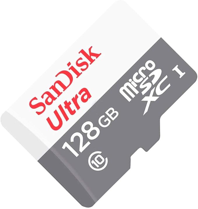SanDisk 128GB Ultra microSDXC UHS-I Class 10 Memory Card 100 MB/s SDSQUNR-128G-GN6MN