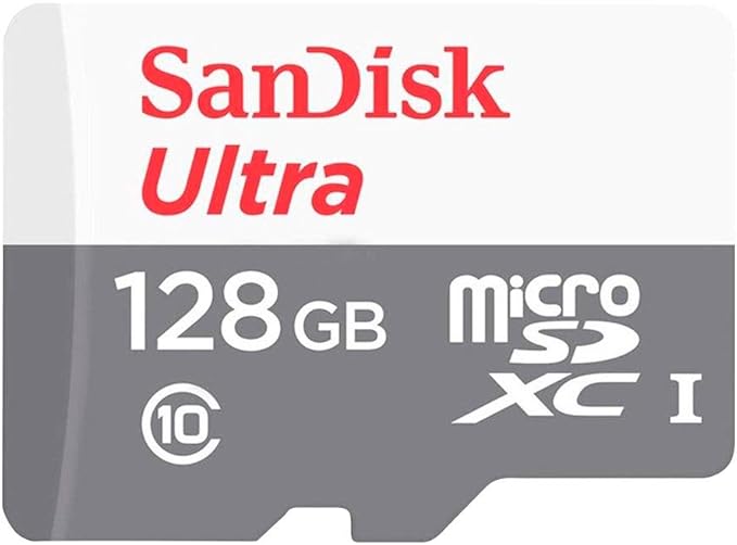 SanDisk 128GB Ultra microSDXC UHS-I Class 10 Memory Card 100 MB/s SDSQUNR-128G-GN6MN