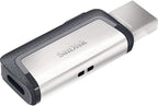 SanDisk 128GB Ultra Dual Drive USB Type-C - USB-C, USB 3.1 - SDDDC2-128G-G46, Gray
