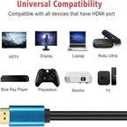 كابل HDMI عالي الوضوح 4K فائق الوضوح 2.0 فولت 