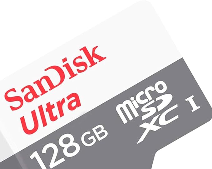 SanDisk 128GB Ultra microSDXC UHS-I Class 10 Memory Card 100 MB/s SDSQUNR-128G-GN6MN