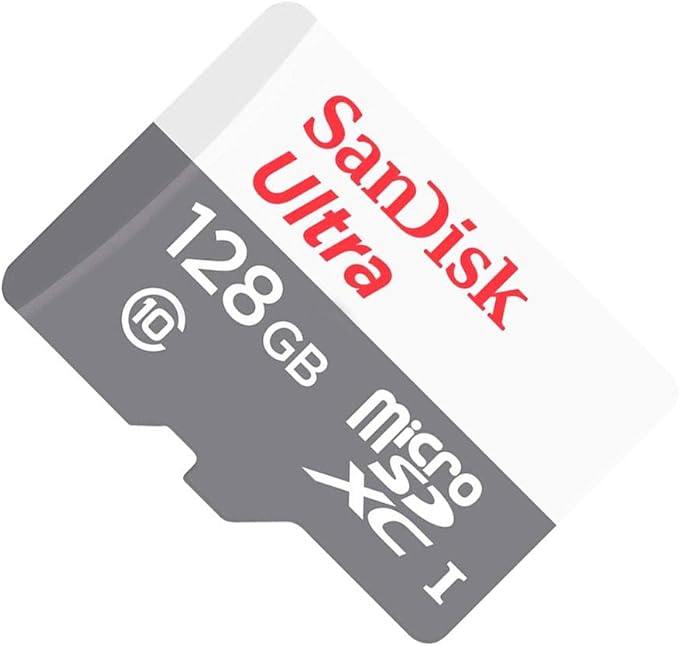 SanDisk 128GB Ultra microSDXC UHS-I Class 10 Memory Card 100 MB/s SDSQUNR-128G-GN6MN