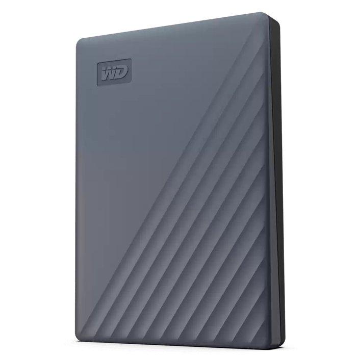 Western Digital My Passport USB-C Hard Drive, 4TB, WDBRMD0040BGY-WESN