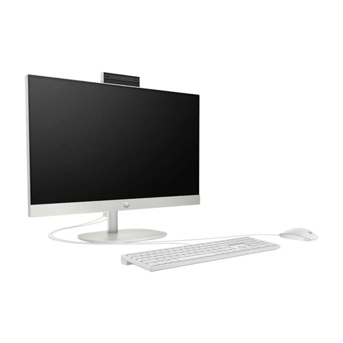 All in One Pc HP 24-CR0040NE, Intel Core I7- 1355U Processor, Ram 16GB, Storage 512GB SSD, Intel Iris Xe Graphics, Display 23.8 inch FHD, DOS, Color White, 1 Year Warranty