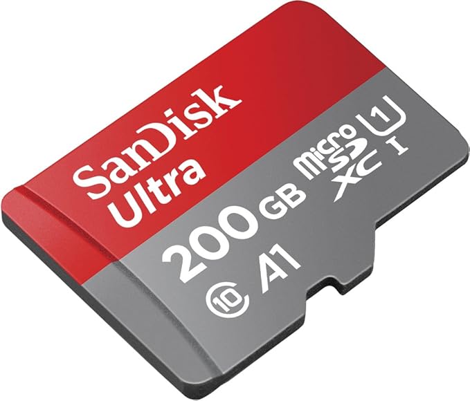Sandisk Ultra Microsd Uhs-I Card 200Gb, 120Mb/S R, Sdsqua4-200G-Gn6Mn