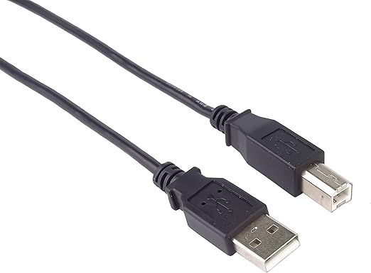 Printer Cable USB 2.0 High Speed Cable M/M 3 m, A Male to B Male, USB Connection Cable  Color Black, Length 1.8M