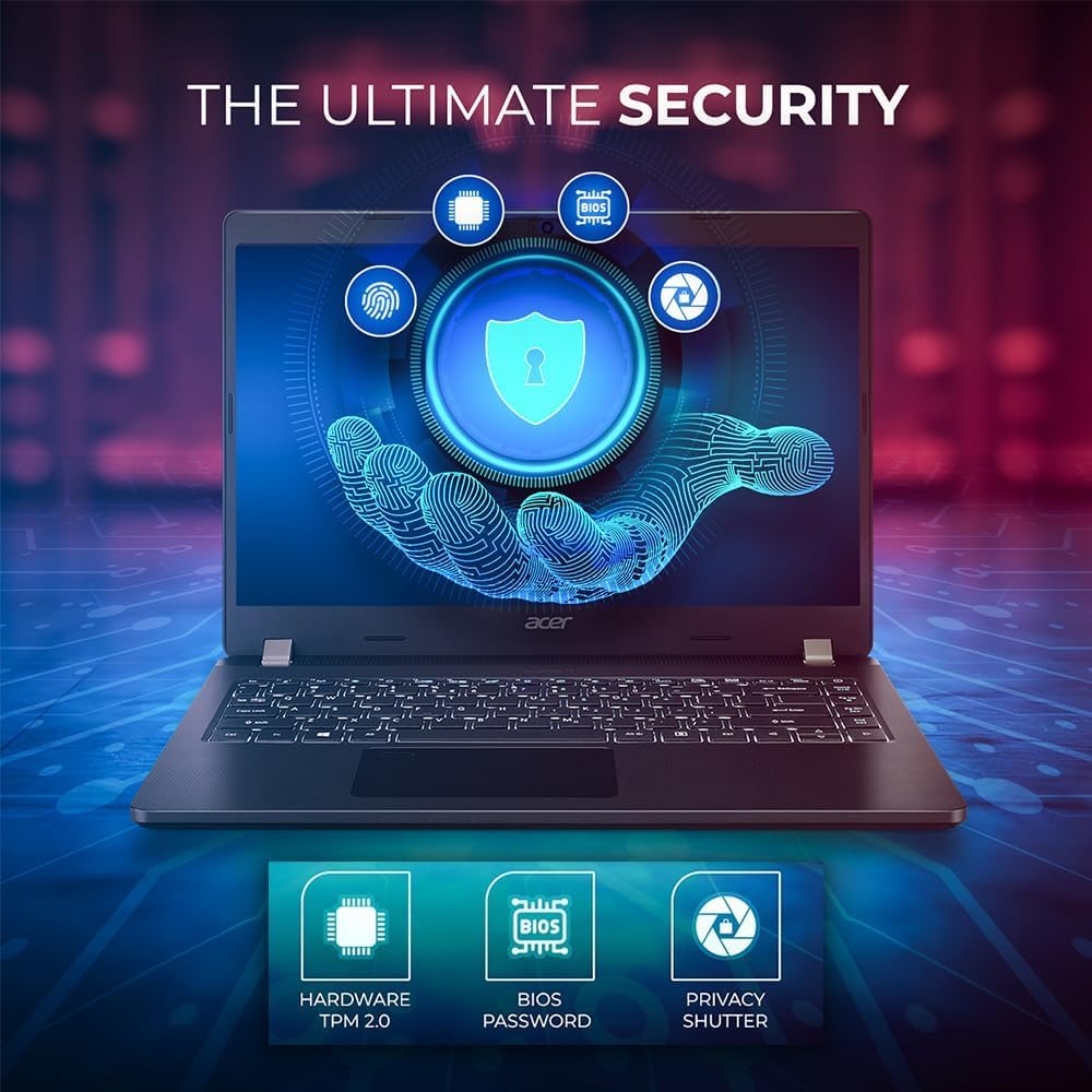 Laptop Acer TravelMate P2 TMP214-53, Intel Core i7-1165G7, 8GB, 512GB, 14" FDH, 1 Year warranty