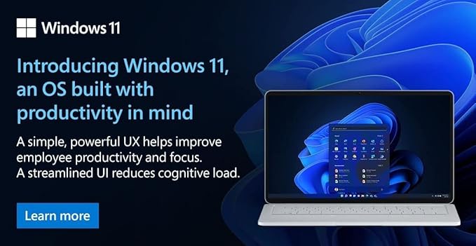 Microsoft Windows 11 Professional - 1 User License |  64-Bit | DVD