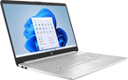 لابتوب HP 15S-FQ5020NE، معالج Intel Core i5-1235U، ذاكرة وصول عشوائي 8 جيجابايت، قرص صلب SSD بسعة 512 جيجابايت، شاشة 15.6 بوصة عالية الدقة، لون أبيض، ضمان لمدة عام 