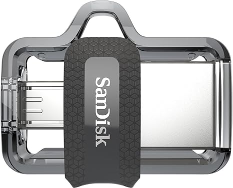SanDisk Ultra 32GB (Two Pack Bundle) Dual Drive m3.0 (SDDD3-032G-G46) works with Android Devices and Computers Flash Drive with Everything But Stromboli (TM) Lanyard