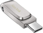 SanDisk 128GB Ultra Dual Drive Luxe USB Type-C - SDDDC4-128G-G46, Black