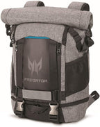 حقيبة ظهر Acer Predator Rolltop - 15.6 بوصة / بوليستر / أسود/رمادي - حقيبة كمبيوتر محمول 