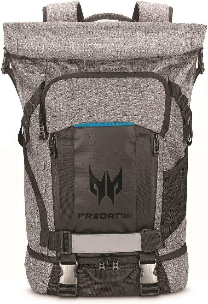 Acer Predator Rolltop Backpack - 15.6-inch / Polyester / Black/Grey - Laptop Bag