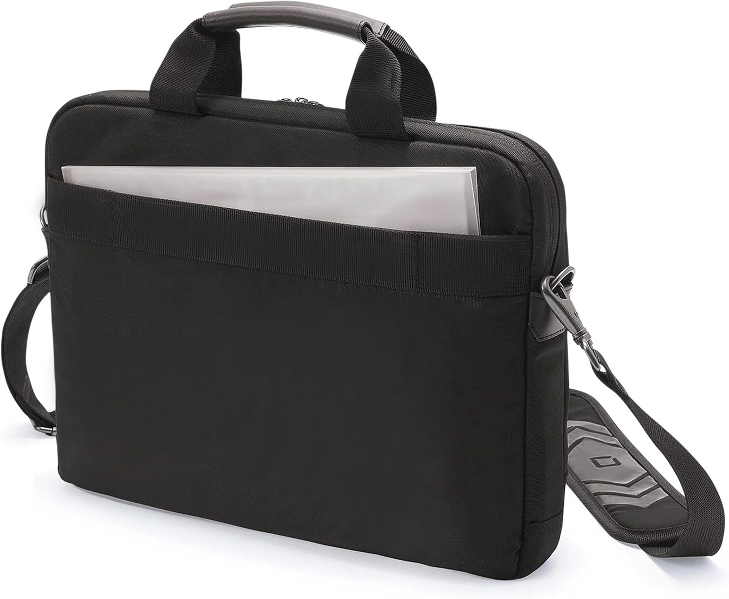 DICOTA Laptop Bag Slim Eco PRO 12-14.1" Black | Model D30990 |  memory foam and EVA frame protection, Length-adjustable shoulder strap