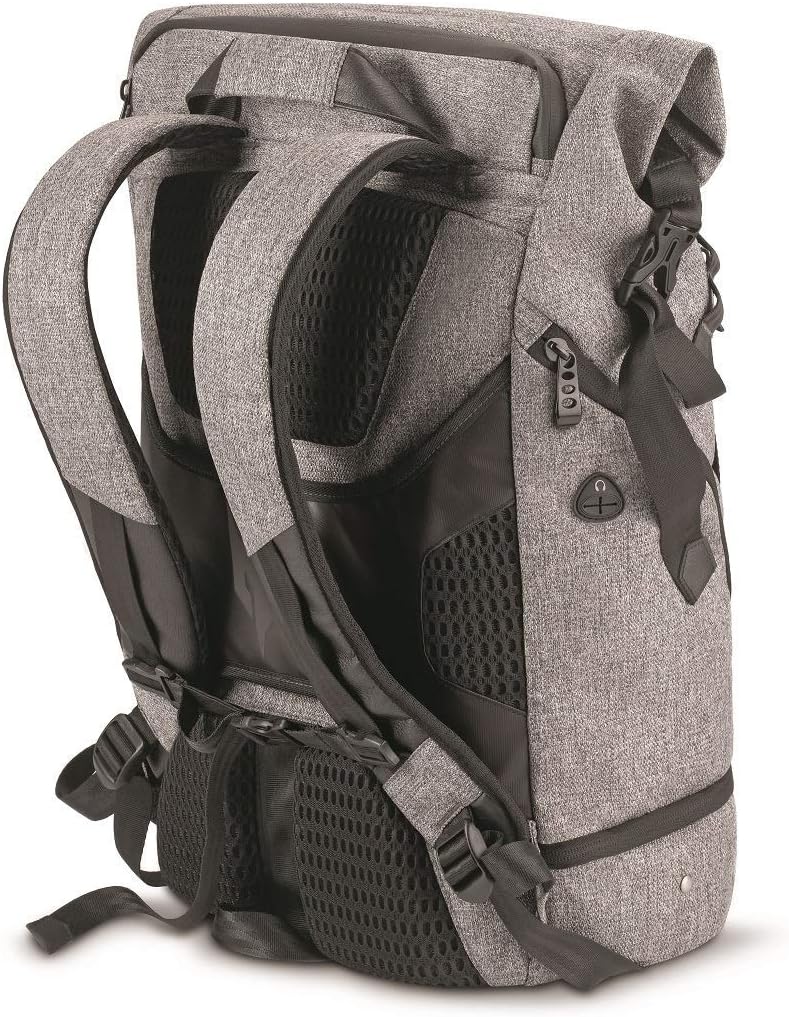 حقيبة ظهر Acer Predator Rolltop - 15.6 بوصة / بوليستر / أسود/رمادي - حقيبة كمبيوتر محمول 