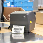 طابعة ملصقات الباركود الحرارية المباشرة بمنفذ USB من زيبرا ZD220 / ZD220d - أسود 