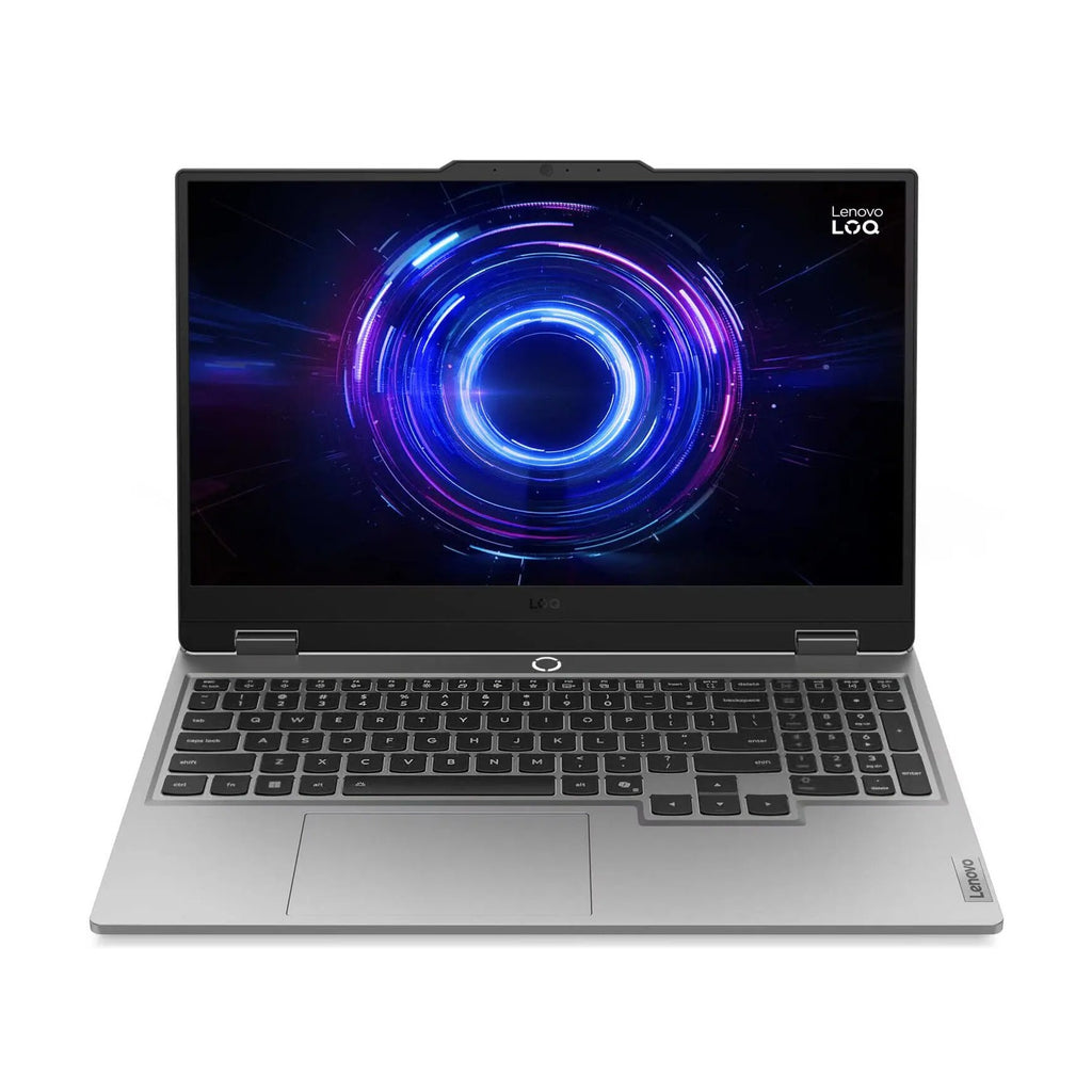 Lenovo Loq 15IRX9 Gaming Laptop | Intel Core i5-13450HX Processor | 24GB DDR5 RAM | 512GB NVMe SSD | RTX 3050 6GB VGA | 15.6" FHD IPS 144Hz Display | White Backlit Keyboard | Luna Grey | 83DV00UQPS