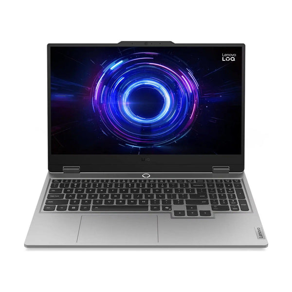 لابتوب لينوفو LOQ، معالج Intel Core i7-13700HX، ذاكرة 24 جيجابايت، سعة تخزين 512 جيجابايت، بطاقة رسومات RTX5050 بسعة 8 جيجابايت، شاشة 15.6 بوصة FHD، نظام تشغيل DOS، لون رمادي لانا، ضمان لمدة عام 
