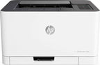 طابعة ليزر ملونة HP 150nw - سرعة 18 صفحة في الدقيقة | دقة 600 نقطة في البوصة | مقاس A4 | منفذ USB | منفذ LAN | اتصال Wi-Fi | طابعة ليزر ملونة 