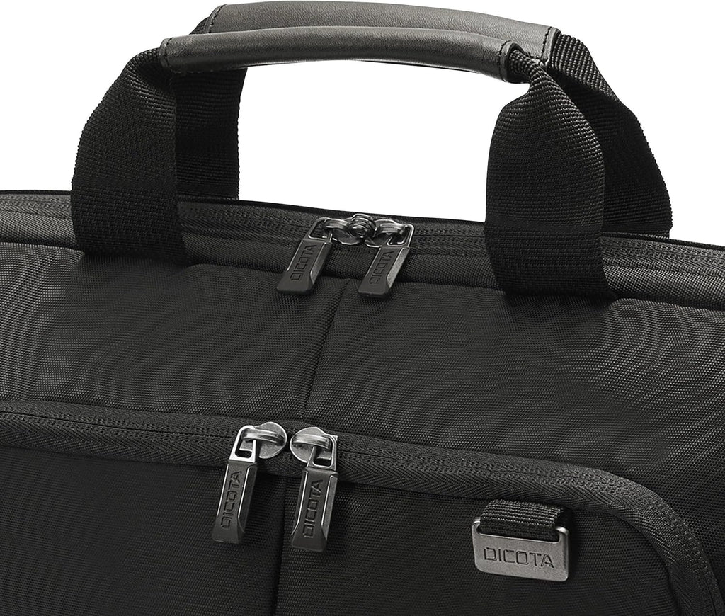 DICOTA Laptop Bag Slim Eco PRO 12-14.1" Black | Model D30990 |  memory foam and EVA frame protection, Length-adjustable shoulder strap