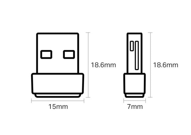 TP-Link AC600 Wireless T2U Nano USB Dual Band Network Adapter