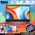 لابتوب ديل لاتيتيود 3540، معالج إنتل كور i5-1335U، ذاكرة 16 جيجابايت، قرص صلب 1 تيرابايت، شاشة 15.6 بوصة FHD، لون رمادي، نظام تشغيل DOS، ضمان لمدة عام 