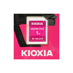 بطاقة ذاكرة Kioxia Exceria Plus SD بسعة 1 تيرابايت، UHS-I U3 C10 V30، تسجيل فيديو بدقة 4K، سرعة قراءة تصل إلى 100 ميجابايت/ثانية، LNPL1M001TG4 