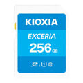 Kioxia LNEX1L256GG4 Exceria SD Card, Class 10, U1 UHS Speed Class, 100MB/s Read Speed, 256GB