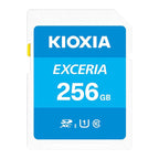 بطاقة ذاكرة Kioxia LNEX1L256GG4 Exceria SD، الفئة 10، فئة سرعة UHS U1، سرعة قراءة 100 ميجابايت/ثانية، سعة 256 جيجابايت 