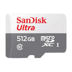 بطاقة SanDisk Ultra microSDXC UHS I بسعة 512 جيجابايت 