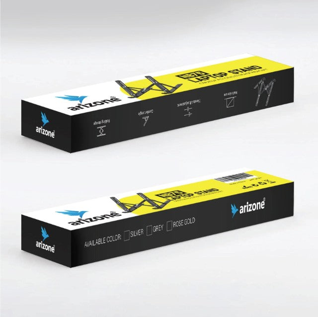 Adjustable L Stand NB75 Portable Aluminium | Foldable Ventilated Cooling Computer Support