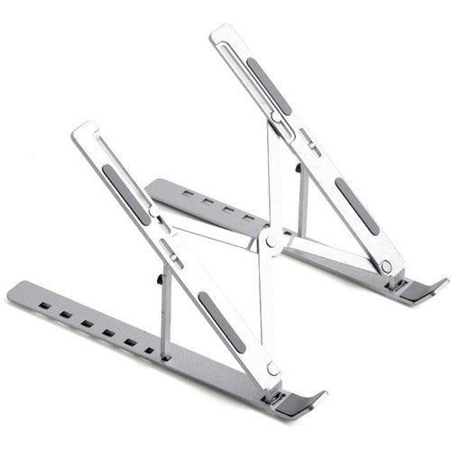 Adjustable L Stand NB75 Portable Aluminium | Foldable Ventilated Cooling Computer Support