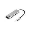 موزع USB-C متعدد المنافذ، محول USB من النوع C، 6 في 1