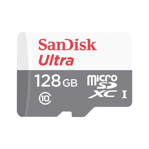 SanDisk 128GB Ultra microSDXC UHS-I Class 10 Memory Card 100 MB/s SDSQUNR-128G-GN6MN