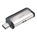 SanDisk 128GB Ultra Dual Drive USB Type-C - USB-C, USB 3.1 - SDDDC2-128G-G46, Gray