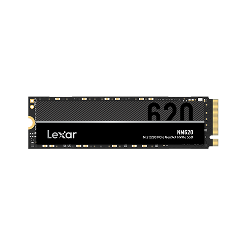 Lexar® NM620 M.2 2280 NVMe SSD 256 GB  (up to 3500MB/s read, 1300MB/s write)