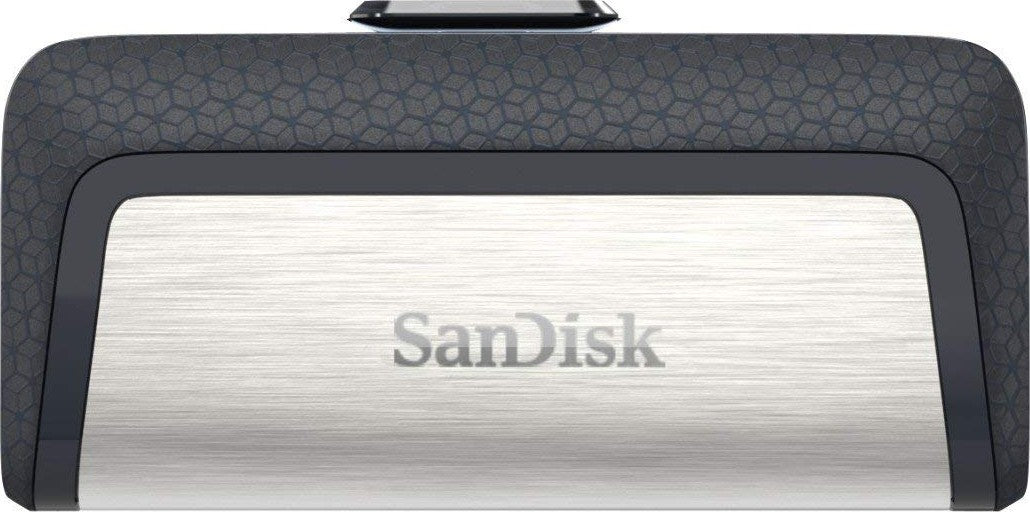 SanDisk 128GB Ultra Dual Drive USB Type-C - USB-C, USB 3.1 - SDDDC2-128G-G46, Gray