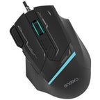 ماوس الألعاب السلكي Endefo EGM 11 RGB مزود بـ 8 أزرار قابلة للبرمجة ودقة 12000 نقطة في البوصة 