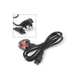 Laptop Power Cable UK Plug 3Pin, 1.5m